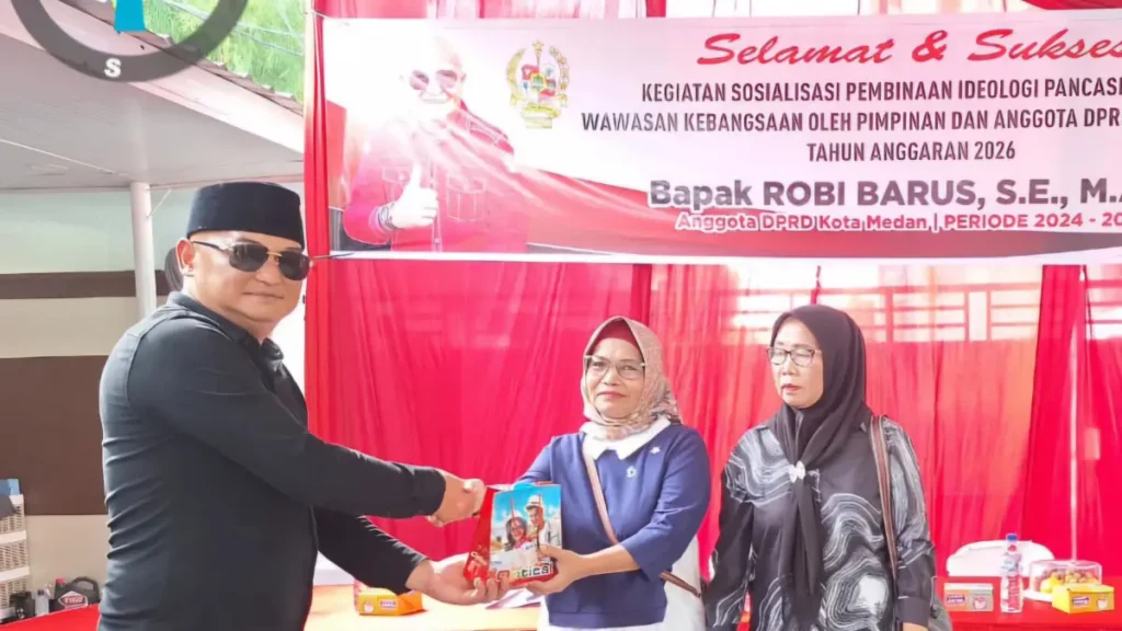Perkuat Pengamalan Pancasila, Robi Barus Laksanakan Wasbang Di Kelurahan Kesawan