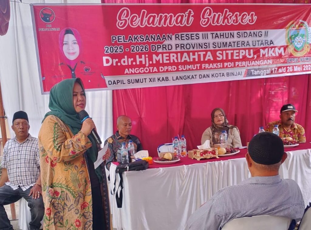 Reses Di Binjai, Hj. Meriahta Sitepu Dapat Keluhan Menu MBG Dari Ibu-Ibu Posyandu