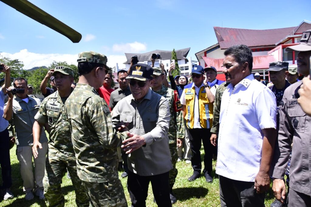 Bersama Kasum TNI, Masinton Pasaribu Tinjau Progres Pemulihan Pascabencana di Tukka