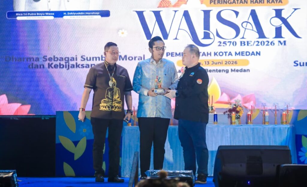 Ketua DPRD Medan Hadiri Perayaan Hari Raya Waisak 2570 BE/2026